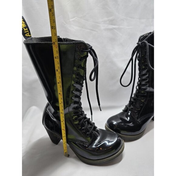 Dr. Martens Women's Dee Limited Edition Diva Collection 14-Eye Black US 7 L UK 5 - Picture 3 of 16